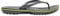 Crocs Unisex Crocband Flip Flip Flops, Graphite Volt Green, 7 UK Men/ 8 UK Women