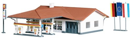 FALLER 232217 - Tankstelle, Neutrale Farben