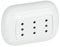 BTicino SP93B kit ovale - prise triplex 2P+T 10A blanche