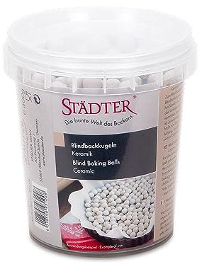 Staedter Blind Palline da Forno in Ceramica, Bianco,