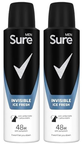 Sure Men Anti Perspirant Aerosol Invisible Ice 150 ml