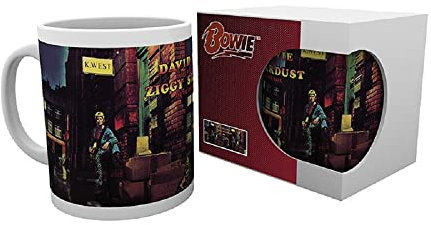 David Bowie - Keramik Becher Tasse - Ziggy Stardust - verpackt in einer Geschenkbox!