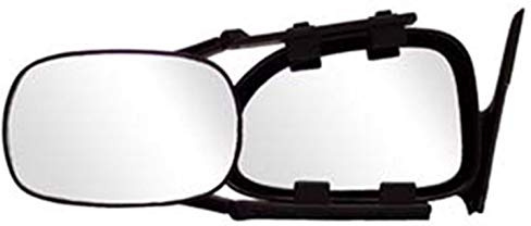 CIPA 11950 Clip-On Towing Mirror,Black & Silver, 15.75 Inch