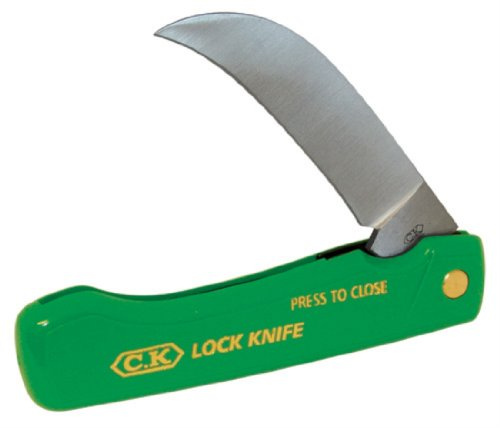 C.K Gärtnermesser mit verriegelung, G9068L, grün