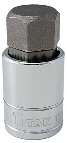 Titan 15621 1/2 Drive x 21mm Hex Bit Socket, 21mm