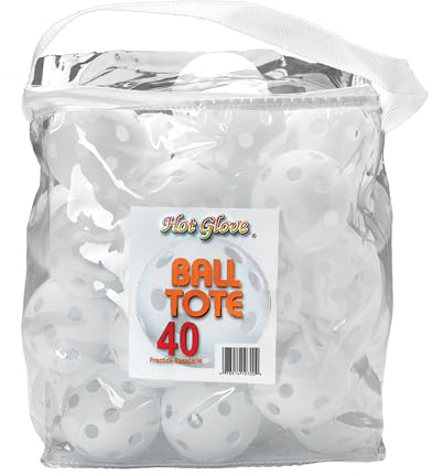 Hot Glove Practice Baseballs, Unisex-Erwachsene, TBP-40, Bag of 40