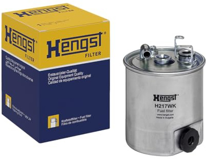 HENGST - Kraftstofffilter H217WK - Hochwertiger Kraftstoff-Leitungsfilter für KFZ - Entfernt Staub und Schmutz aus Otto- oder Dieselmotoren - Schützt das Einspritzsystem