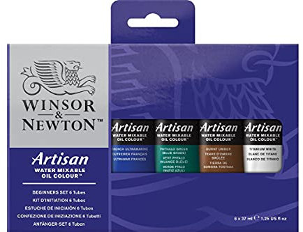 Winsor & Newton Artisan Set débutant de Peinture à l'huile diluable à l'eau