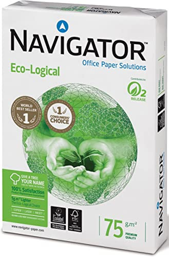 Igepa 82467B75B Kopierpapier Navigator Eco Logical Din A3 Brief und Geschäftspapier