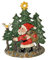Zinnfigur Weihnachtsmann im Wald