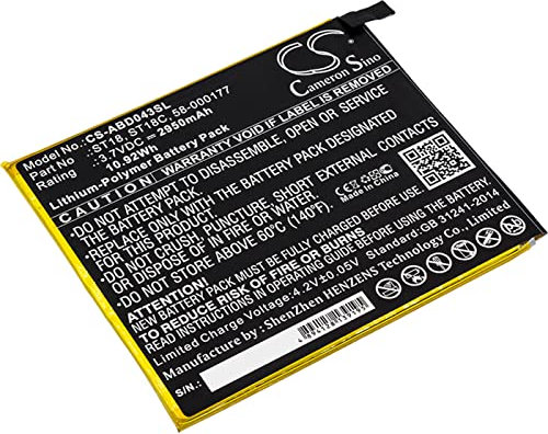 VINTRONS 58-000177, ST18 Battery for Amazon B01GEW27DA, Fire 7, SR04KL, Fire 7th Generation 2017, SR043KL,