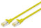 DIGITUS LAN Cable Cat 6A - 1m - RJ45 Network Cable - S/FTP Shielded - Compatible with Cat6 & Cat7 - Yellow