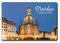 Foto-Magnet Dresden Frauenkirche, ca. 8 x 5,4 cm
