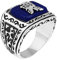 Vintage the Vampire Diaries Jeremy's Reborn Ring Gilbert's Lapis Ring Jewelry 10