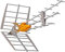 TELEVES Antena DAT BOSS UHF con 45 dB de ganancia