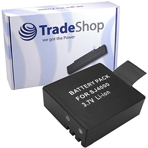 Hochleistungs Li-Ion Akku 3,6V/3,7V 900mAh für Qumox Sport Camera SJ4000, SJ5000, SJ6000, Evolveo Sportcam A8, W7, W8, Sjcam M10, SJ4000, SJ5000, SJ6000, Eken H9 4K