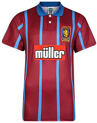 Score Draw Aston Villa 1994 Retro Football Shirt