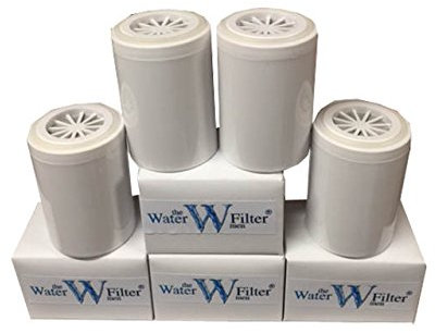Inline Shower Filter kdf Water Filter Replacement cartridges x 4 (2 Years Supply)