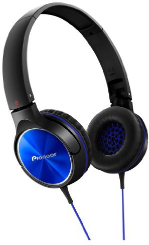 Pioneer SE-MJ522-L Headphones Dynamic Stereo Sound 40mm SEMJ522 Blue/GENUINE