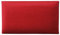 K&M 13802 Sitzpolster Rot - Samt-Polstersitz mit breiter Sitzfläche Keyboard- und Klavierbank