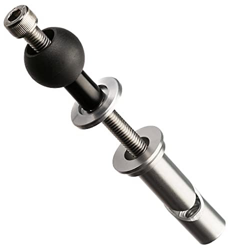 Ultimateaddons Motorcycle 20.5-24.5mm Fork Stem Yoke Mount Attachment with 1 25mm Ball
