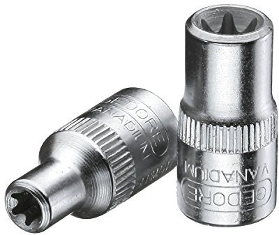 Gedore TX20E8 Douille 1/4-E8 x 25 mm, Argent