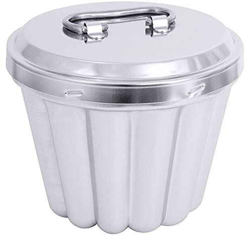 Contacto Puddingform Edelstahl 18/10 ohne Innenrohr Ø 16 cm 1500 ml mit Deckel, poliert, Gastro-Qualität, Backform für Wasserbad & Desserts