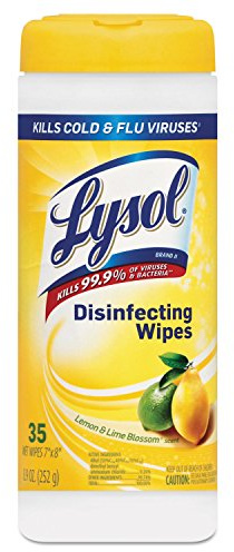 LYSOL Citrus Scented Disinfecting Wipes, 35/Canister