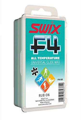 Swix F4 Glidewax 60 g für Ski und Snowboard, Alle Schneeverhältnisse, Wirtschaftlich und langlebig, Ohne Lösungsmittel, Unisex, Wachs