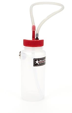 Allstar Performance ALL11017 Bleeder Bottle with Magnet and Check Valve, White