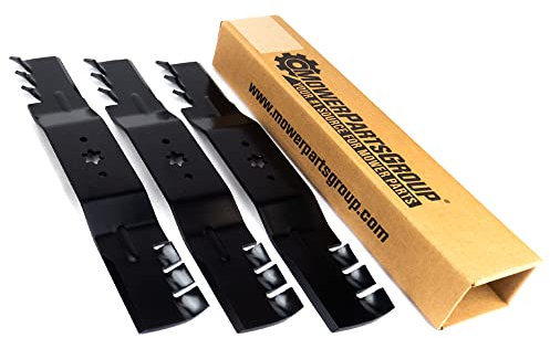 Aftermarket Set von 3, schwere Pflicht Mulchen Klingen ersetzen MTD, cub Cadet 742–0677, 942–0677, 742–0677 A, 942–0677 A, 742–0677b, 942–0677b