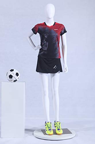 Eurohandisplay weibliche Schaufensterpuppe FC-11White matt weiß ohne Gesicht Arme und Kopf 360 Grad drehbar Schaufensterpuppe Female Mannequin Egghead (weiblich FC-11W)