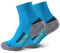 Piarini 2 Paar Coolmax Wandersocken Trekkingsocken Funktionssocken kurz - petrol 43-46
