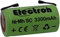 Batterie pile NI-MH SC 3300 mAh 3,3 Ah 1,2 V avec lamelles languettes à souder pour piles perceuses torches alarmes