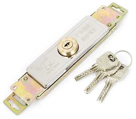 uxcell Home Vertical Keyway Rolling Shutter Door Lock Roller Latch w 3 Keys