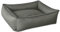 BedDog Hundebett MAX, Hundekissen mit abziehbaren waschbaren Bezug, Hundekorb, Hundesofa, für große Hunde, XXL, grau