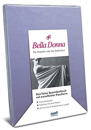 Spannbettlaken Bella Donna Jersey für Matratzen & Wasserbett 180-200 x 200-220 cm in Azur