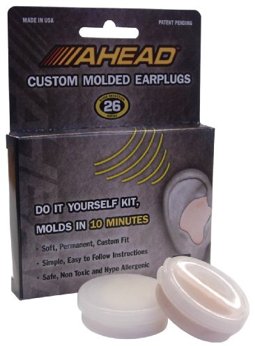 Ahead ACME Custom Molded Earplugs, Beige, 0.5 in*3.0 in*3.9 in