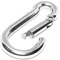 Karabiner Groß Feuerwehr Karabiner 5 x Stück 10mm x 100mm für Boxsack Karabinerhaken Edelstahl - für Sonnensegel Hundeleine Schlüssel Hängematte rostfrei Schaukel Haken Boxsack von PRIOstahl