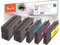 Peach H950/951 Spar Pack Plus Druckerpatronen XL (2xBK, C, M, Y) ersetzt HP No. 950XL, No. 951XL, CN045E*2, CN046E, CN047E, CN048E für z.B. HP OfficeJet Pro 8600 Plus e-All-in-One