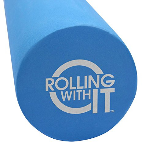 Rolling With It Foam Roller - Best Firm high Density umweltfreundliche Eva-Schaum-Rollen für Physiotherapie, große Back Roller für Muskel-Therapie, mobilität und flexibilität