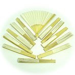 Ready to Decorate White Paper Fans [Toy]