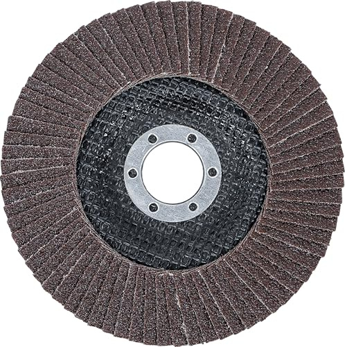 BGS 3975 | Fächer-Schleif-Scheibe | Ø 125 mm | K 60 | für Winkelschleiferbetrieb | Aufnahme 22,2 mm | Aluminiumoxid