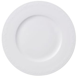 Villeroy & Boch 10-4389-2650 White Pearl Assiette à Dessert Porcelaine Blanc 22,6 x 22,6 x 7,6 cm