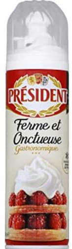 Président Crème chantilly ferme et onctueuse - La bombe de 250g