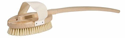 Rückenbürste, Badebürste, Buchenholz, Stiel abnehmbar, 50 cm, weiche Borsten