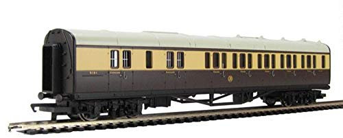 Wagen RailRoad GWR, Brems-Personenwagen dritte Klasse, Epoche 3, Cremefarben