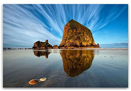 Startonight Impression Sur Verre Acrylique Éléments, Imprimée Tableau Oeuvre Originale Motif Moderne Décoration Prêt à Accrocher 60 x 90 cm