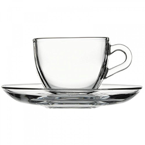 6 PIEZAS TAZA DE CAFÉ EN VIDRIO