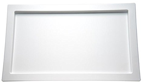 APS 84048GN 1/3-Bandeja de Frames, 32,5x 17,6cm, h: 2cm, melamina, color blanco, designed by Sieger Diseño